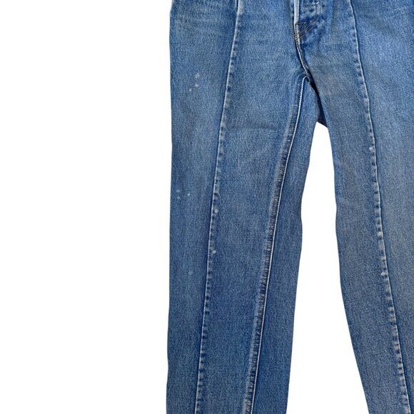 Levi's REVOLVE Altered Straight in No Limits Seamed Ankle Jeans size 25 - Picture 8 of 9